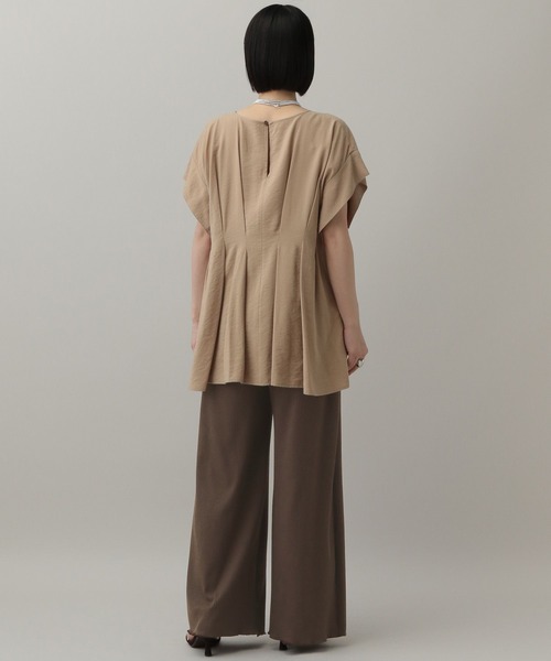 A part by（アパートバイ）の「トタンテレコイージーカットパンツ（その他パンツ・レディース・ライトブラウン/ブラック・FREE）」の12枚目の写真