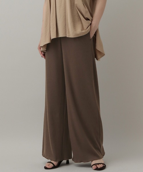 A part by（アパートバイ）の「トタンテレコイージーカットパンツ（その他パンツ・レディース・ライトブラウン/ブラック・FREE）」の13枚目の写真