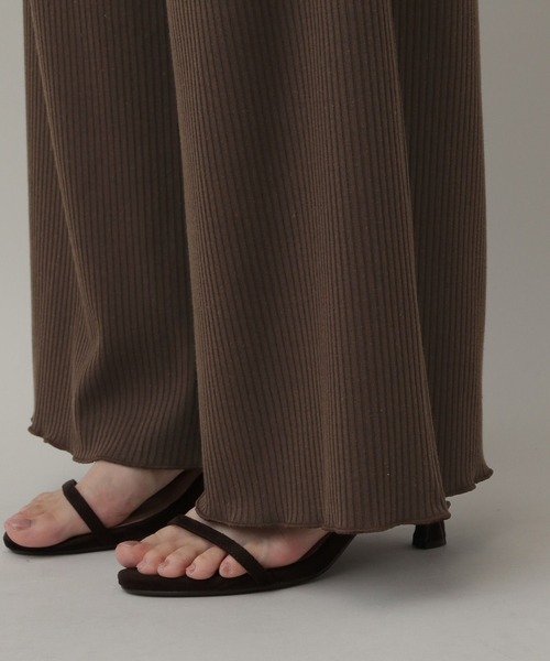 A part by（アパートバイ）の「トタンテレコイージーカットパンツ（その他パンツ・レディース・ライトブラウン/ブラック・FREE）」の21枚目の写真