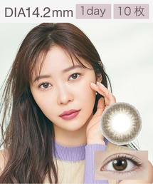 TOPARDS（トパーズ）の「【公式】TOPARDS 1DAY 10枚入り デートトパーズ（コンタクトレンズ・カラコン）」