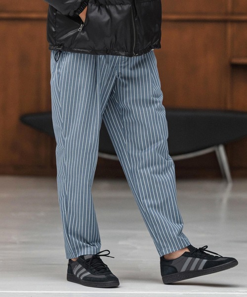 CAMBIO（カンビオ）の「mp13868-ストライプテーパードデニムパンツ（デニムパンツ・メンズ・ブルー/ブラック/ネイビー・S/M/L）」の4枚目の写真