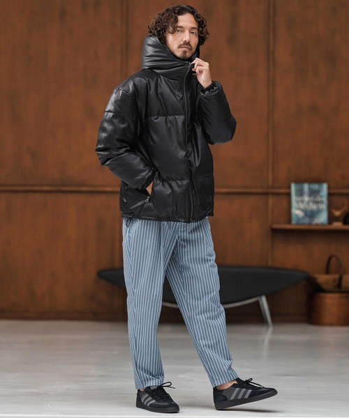 CAMBIO（カンビオ）の「mp13868-ストライプテーパードデニムパンツ（デニムパンツ・メンズ・ブルー/ブラック/ネイビー・S/M/L）」の7枚目の写真