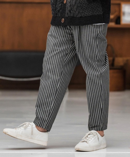 CAMBIO（カンビオ）の「mp13868-ストライプテーパードデニムパンツ（デニムパンツ・メンズ・ブルー/ブラック/ネイビー・S/M/L）」の17枚目の写真