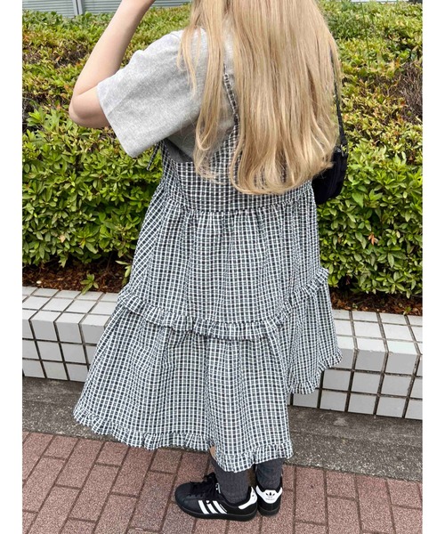 WC(ダブル シー)の「リボンティアードミニキャミワンピース(ワンピース・レディース・グリーン/レッド/ホワイト・FREE)」の17枚目の写真