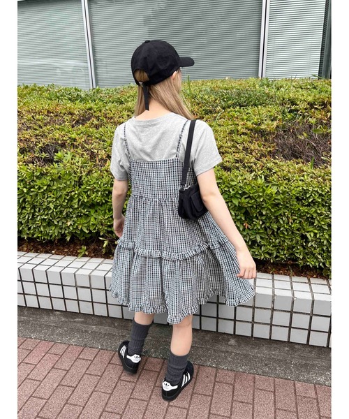 WC(ダブル シー)の「リボンティアードミニキャミワンピース(ワンピース・レディース・グリーン/レッド/ホワイト・FREE)」の18枚目の写真