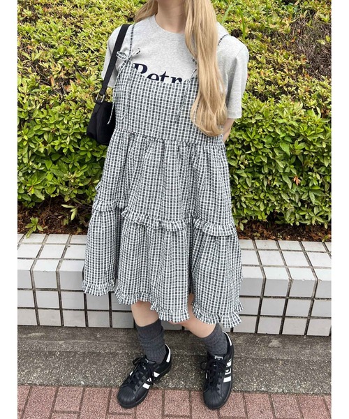 WC(ダブル シー)の「リボンティアードミニキャミワンピース(ワンピース・レディース・グリーン/レッド/ホワイト・FREE)」の20枚目の写真