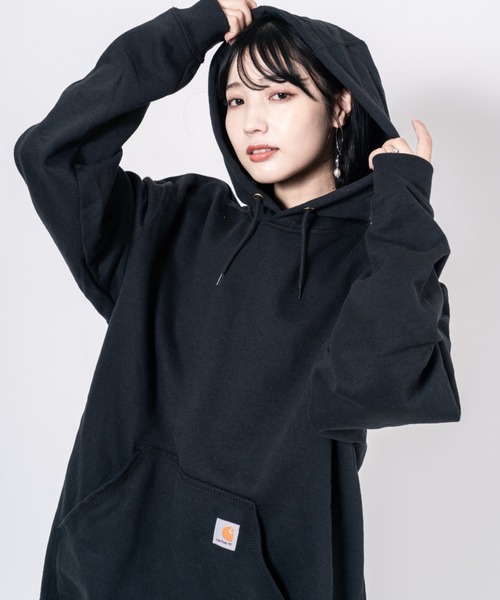 Carhartt(カーハート)の「【CARHARTT】フーディ スウェット パーカー 裏起毛 大きめ(パーカー・メンズ・ネイビー/ブラック/グレー/チャコールグレー・M/S/XL/L)」の10枚目の写真