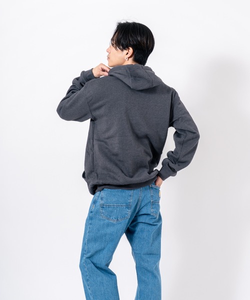 Carhartt(カーハート)の「【CARHARTT】フーディ スウェット パーカー 裏起毛 大きめ(パーカー・メンズ・ネイビー/ブラック/グレー/チャコールグレー・M/S/XL/L)」の16枚目の写真