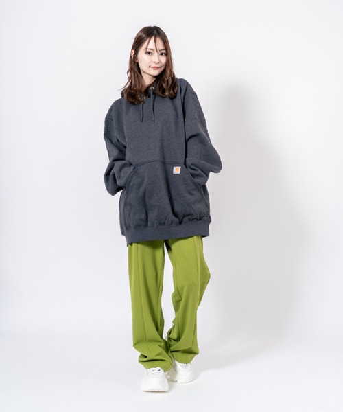 Carhartt(カーハート)の「【CARHARTT】フーディ スウェット パーカー 裏起毛 大きめ(パーカー・メンズ・ネイビー/ブラック/グレー/チャコールグレー・M/S/XL/L)」の22枚目の写真