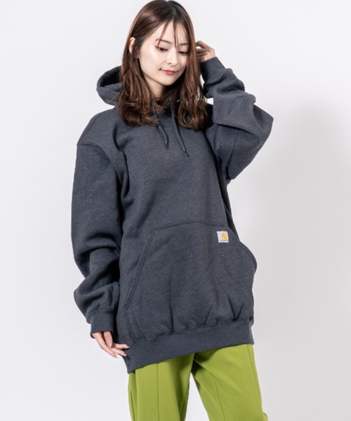 Carhartt(カーハート)の「【CARHARTT】フーディ スウェット パーカー 裏起毛 大きめ(パーカー・メンズ・ネイビー/ブラック/グレー/チャコールグレー・M/S/XL/L)」の21枚目の写真