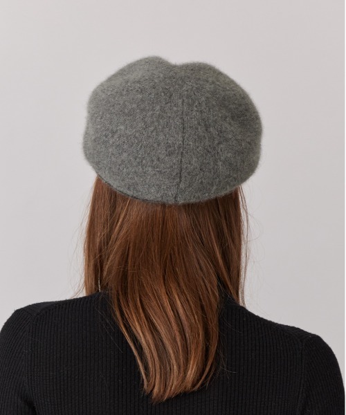 Chapeau d' O（シャポードオー）の「Chapeau d' O  RaBasque Bit Casquette / シャポードオー（キャスケット・レディース・ライトベージュ/グレー/ブラウン・M/57.5cm）」の7枚目の写真