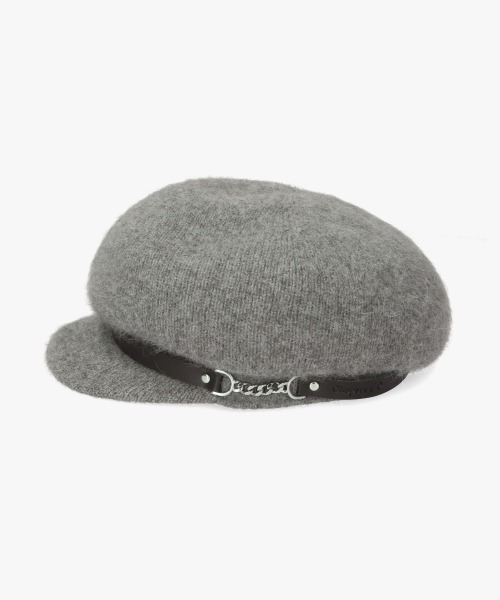 Chapeau d' O（シャポードオー）の「Chapeau d' O  RaBasque Bit Casquette / シャポードオー（キャスケット・レディース・ライトベージュ/グレー/ブラウン・M/57.5cm）」の10枚目の写真