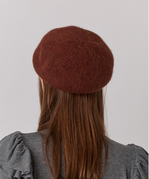 Chapeau d' O（シャポードオー）の「Chapeau d' O  RaBasque Bit Casquette / シャポードオー（キャスケット・レディース・ライトベージュ/グレー/ブラウン・M/57.5cm）」の21枚目の写真