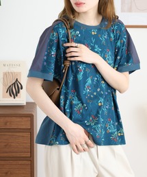 tシャツ EMAGO 花ジャガードプルオーバー レディース EMAGO 花ｼﾞｬｶﾞｰﾄﾞﾌﾟﾙｵｰﾊﾞｰ（Tシャツ/カットソー）｜Emago（イマゴ）