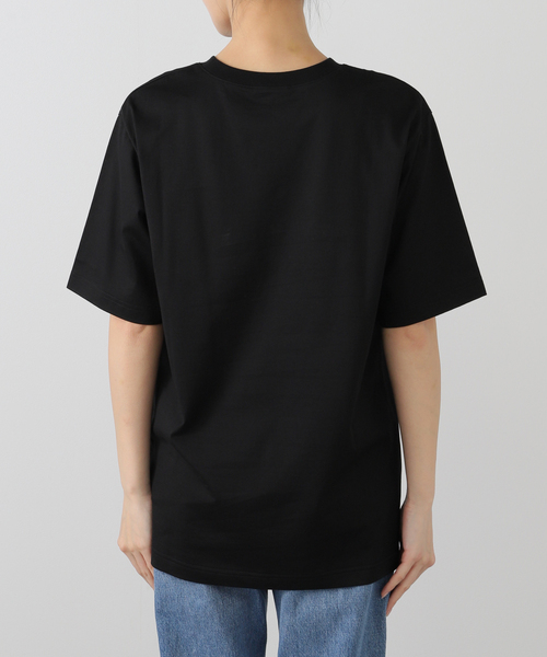 deuxieme classe 美品 クロップドTシャツ 黒 セール】追加 Shapely Tシャツ(Tシャツ/カットソー)|Deuxieme