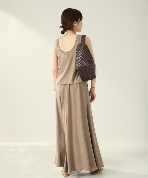 plage(プラージュ)の「ASHER / アッシャー Estelle タンク(タンクトップ・レディース・モカ/ライトグリーン・FREE)」の7枚目の写真