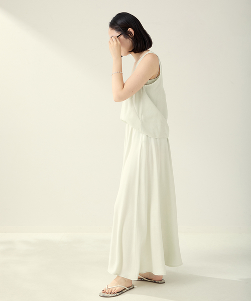 plage(プラージュ)の「ASHER / アッシャー Estelle タンク(タンクトップ・レディース・モカ/ライトグリーン・FREE)」の12枚目の写真