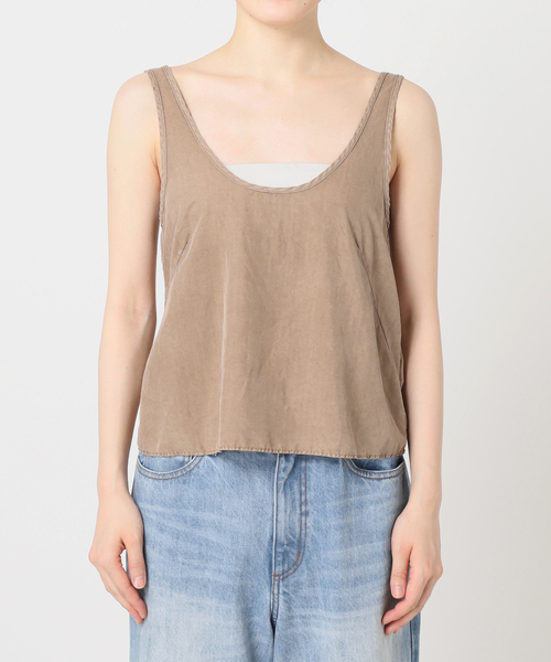 plage(プラージュ)の「ASHER / アッシャー Estelle タンク(タンクトップ・レディース・モカ/ライトグリーン・FREE)」の18枚目の写真