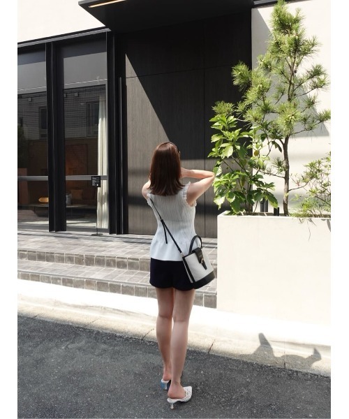 ニット セーター Peplum Ribbed Knit Top レディース Peplum Ribbed Knit Top（ニット/セーター）｜Her lip to（ハー