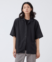 ケルト&コブラCELT&COBRAフラックスリネンオープンカラー半袖シャツ黒茶L Celt and Cobra - ケルト&コブラ Tシャツの通販 by UーTAN's