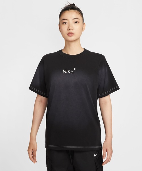 NIKE（ナイキ）の「ナイキ  NSW S/S GCEL II0451  NIKE（Tシャツ/カットソー・レディース・ホワイト/ブラック・S/M/L/XL）」の2枚目の写真