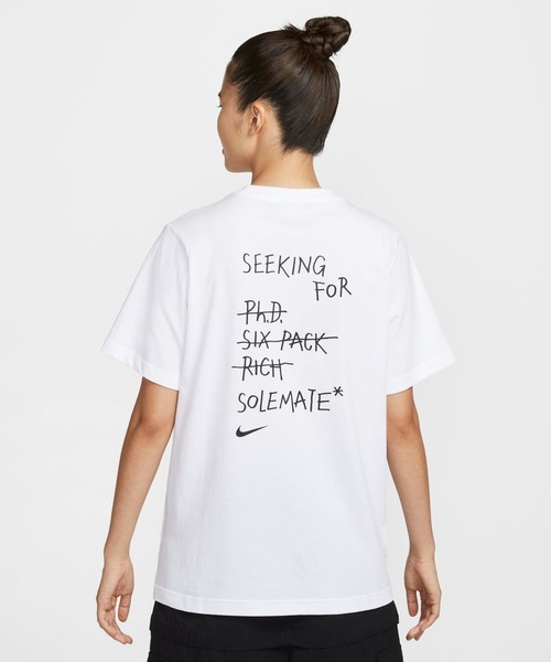 NIKE（ナイキ）の「ナイキ  NSW S/S GCEL II0451  NIKE（Tシャツ/カットソー・レディース・ホワイト/ブラック・S/M/L/XL）」の4枚目の写真