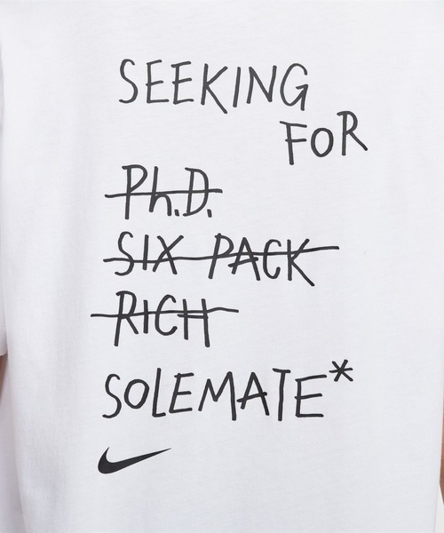 NIKE（ナイキ）の「ナイキ  NSW S/S GCEL II0451  NIKE（Tシャツ/カットソー・レディース・ホワイト/ブラック・S/M/L/XL）」の6枚目の写真