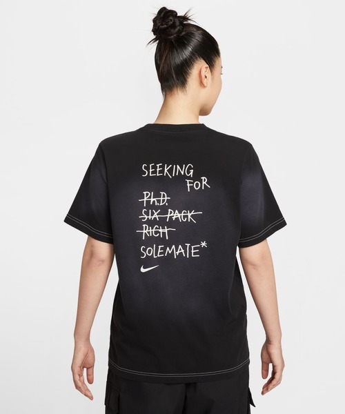 NIKE（ナイキ）の「ナイキ  NSW S/S GCEL II0451  NIKE（Tシャツ/カットソー・レディース・ホワイト/ブラック・S/M/L/XL）」の8枚目の写真