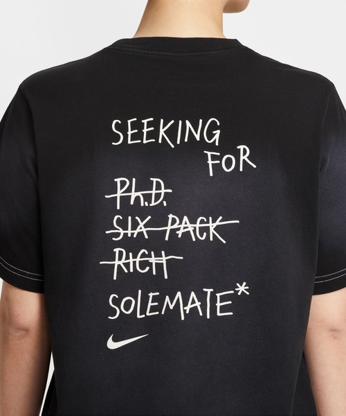 NIKE（ナイキ）の「ナイキ  NSW S/S GCEL II0451  NIKE（Tシャツ/カットソー・レディース・ホワイト/ブラック・S/M/L/XL）」の9枚目の写真