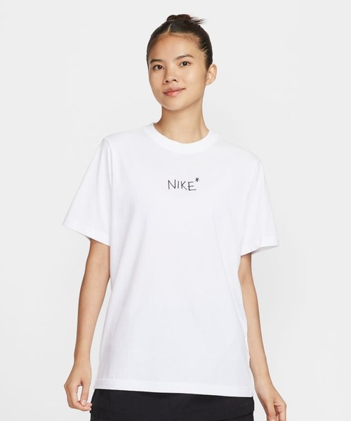 NIKE（ナイキ）の「ナイキ  NSW S/S GCEL II0451  NIKE（Tシャツ/カットソー・レディース・ホワイト/ブラック・S/M/L/XL）」の3枚目の写真