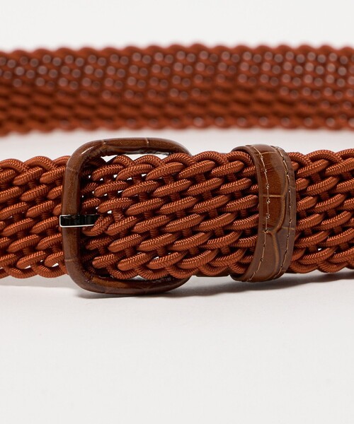 別注】＜L'AIGLON＞クロコ エラスティックベルト（ベルト）｜UNITED