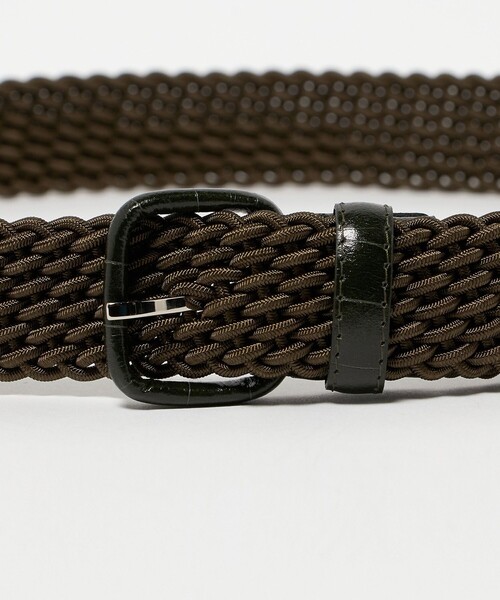 LAIGLON レグロン エラスティック ベルト 85cm ブラック UNITED ARROWS ベルト 「L'AIGLON」 エラスティック メンズ