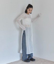 feepur（フェピュール）の「シアースラブディープスリットワンピース（ワンピース）」