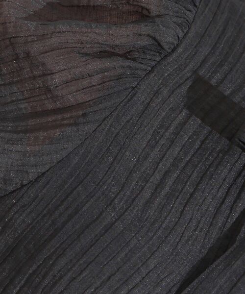 Cutie Blonde（キューティーブロンド）の「【S-LL/前後2WAY】バルーンスリーブが華やか こなれ見えシアーブラウス（シャツ/ブラウス・レディース・オリーブ/ブラック/ライトイエロー系/ブルー系その他・01/04/03/02）」の11枚目の写真