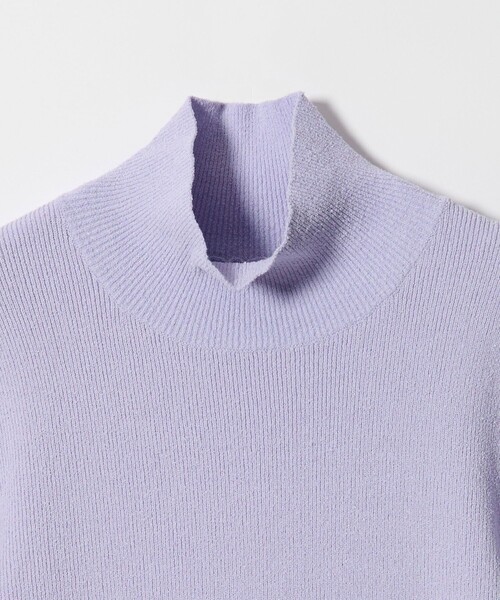 EMMEL REFINES（エメルリファインズ）の「＜EMMEL REFINES＞EM HW ソデボタン タートルニット（ニット/セーター・レディース・ネイビー/ライラック/ブラック/オフホワイト・FREE）」の17枚目の写真