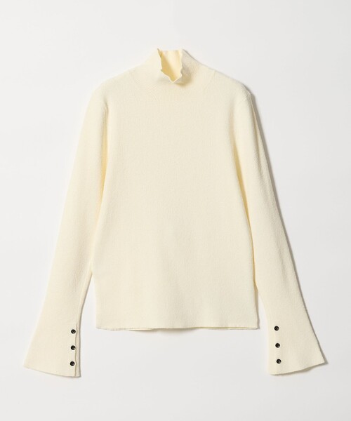 EMMEL REFINES（エメルリファインズ）の「＜EMMEL REFINES＞EM HW ソデボタン タートルニット（ニット/セーター・レディース・ネイビー/ライラック/ブラック/オフホワイト・FREE）」の21枚目の写真