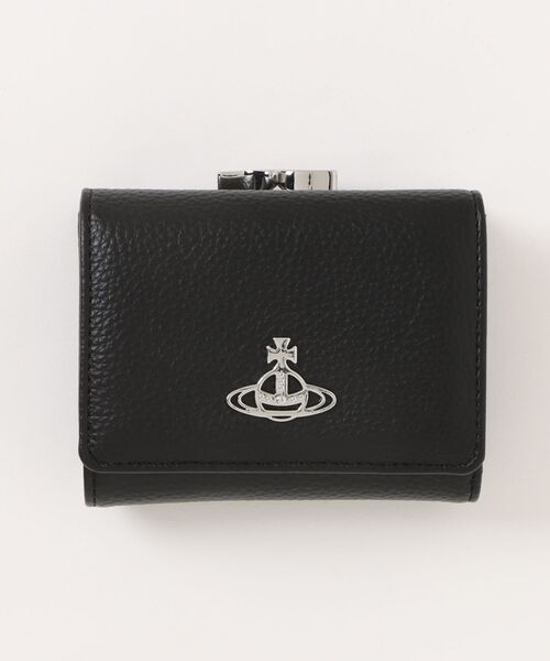 Vivienne Westwood（ヴィヴィアンウエストウッド）の「SMALL FRAME WALLET（財布・メンズ・ブラック/シルバー・FREE）」の2枚目の写真