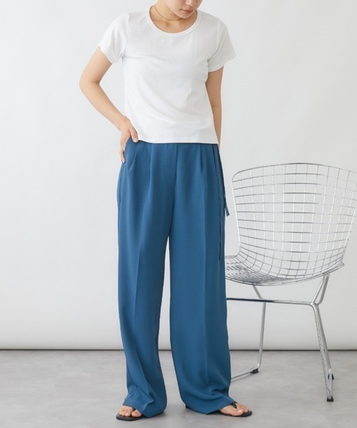 mebole(メボレ)の「バックVオープンTシャツ(Tシャツ/カットソー・レディース・ブルー/オレンジ/グリーン/ホワイト・FREE)」の11枚目の写真