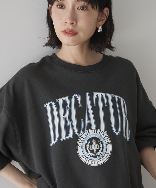 BMロゴクラックプリントトレーナー Mサイズ BMロゴクラックプリント