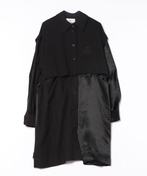 【ヴィヴィアンウエストウッド】総オーブ柄チュニックワンピース☆アシンメトリー☆S Vivienne Westwood（ヴィヴィアンウエストウッド）の「ｵｰｶﾞﾆｯｸ