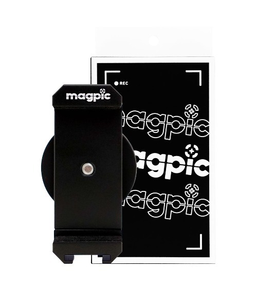 Hamee(ハミィ)の「magpic マグピク マグネットスマホホルダー(スマホグッズ・レディース・ブラック/ピンク/ホワイト・FREE)」の2枚目の写真