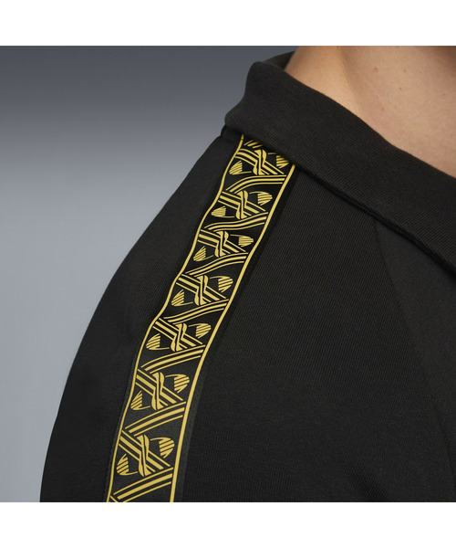 PUMA（プーマ）の「PUMA プーマ メンズ ドルトムント キング ドリル トップ（スウェット・メンズ・ブラック×イエロー・X-SMALL/X-LARGE/LARGE/SMALL/MEDIUM）」の7枚目の写真