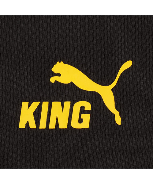 PUMA（プーマ）の「PUMA プーマ メンズ ドルトムント キング ドリル トップ（スウェット・メンズ・ブラック×イエロー・X-SMALL/X-LARGE/LARGE/SMALL/MEDIUM）」の3枚目の写真