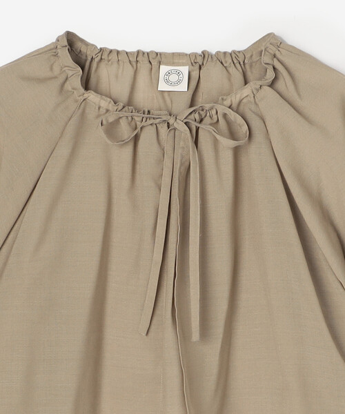 ORCIVAL(オーシバル)の「ORCIVAL | シアー ショートボレロシャツ WOMEN(シャツ/ブラウス・レディース・ブラック/ベージュ・1)」の5枚目の写真