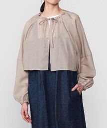 ORCIVAL | ORCIVAL | シアー ショートボレロシャツ WOMEN(シャツ/ブラウス)
