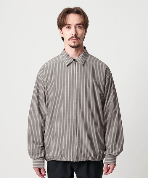 BEAUTY&YOUTH UNITED ARROWS（ビューティーアンドユースユナイテッドアローズ）の「ボイル シアー ジップ シャツ（シャツ/ブラウス・メンズ・コバルトブルー/ダークグレー・XL/M/S/L）」の13枚目の写真