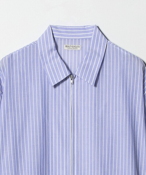 BEAUTY&YOUTH UNITED ARROWS（ビューティーアンドユースユナイテッドアローズ）の「ボイル シアー ジップ シャツ（シャツ/ブラウス・メンズ・コバルトブルー/ダークグレー・XL/M/S/L）」の19枚目の写真