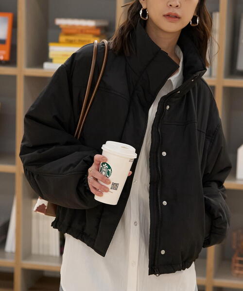 FREE'S MART（フリーズマート）の「◆モンスターショートブルゾン（ブルゾン・レディース・ホワイト/ブラック・SMALL/MEDIUM）」の22枚目の写真