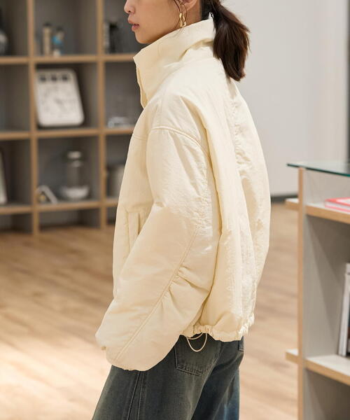 FREE'S MART（フリーズマート）の「◆モンスターショートブルゾン（ブルゾン・レディース・ホワイト/ブラック・SMALL/MEDIUM）」の12枚目の写真