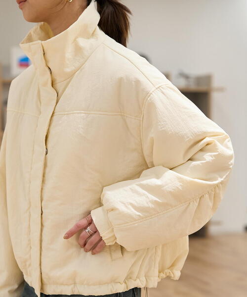 FREE'S MART（フリーズマート）の「◆モンスターショートブルゾン（ブルゾン・レディース・ホワイト/ブラック・SMALL/MEDIUM）」の15枚目の写真